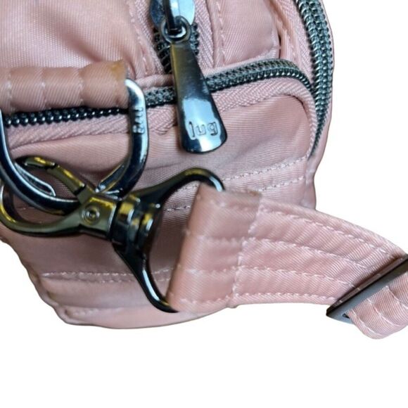 Lug Trolley CB Bag in Blush. (pink) Adjustable Crossbody strap and handle - Picture 8 of 15